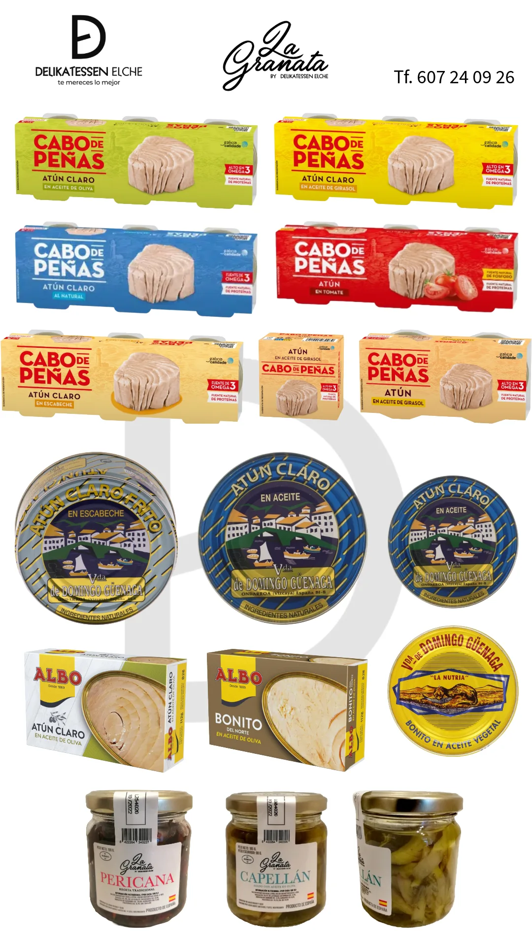 Conservas Vegetales 2 | DELIKATESSEN ELCHE SL.
