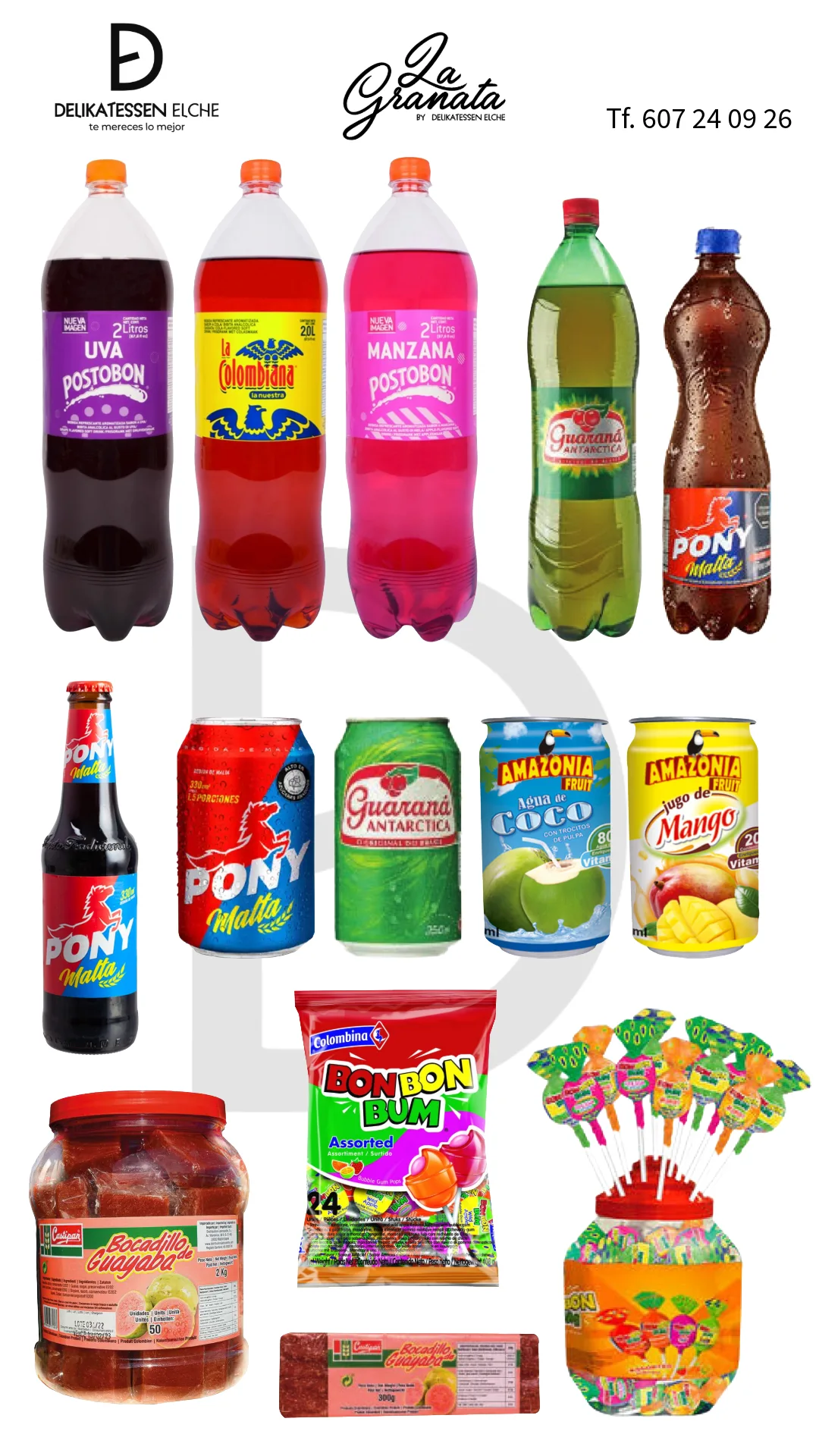 Productos Latinos 2 | DELIKATESSEN ELCHE SL.